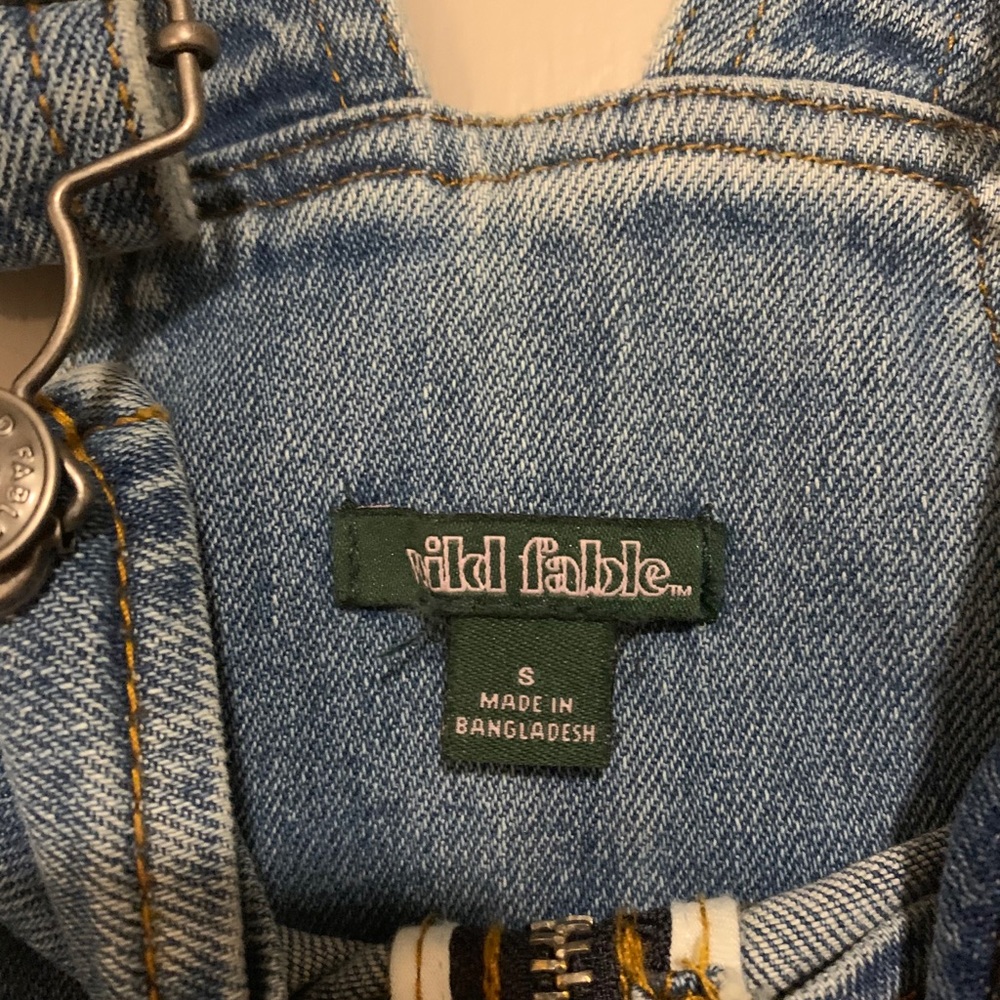NWT - Denim Overall Skirt